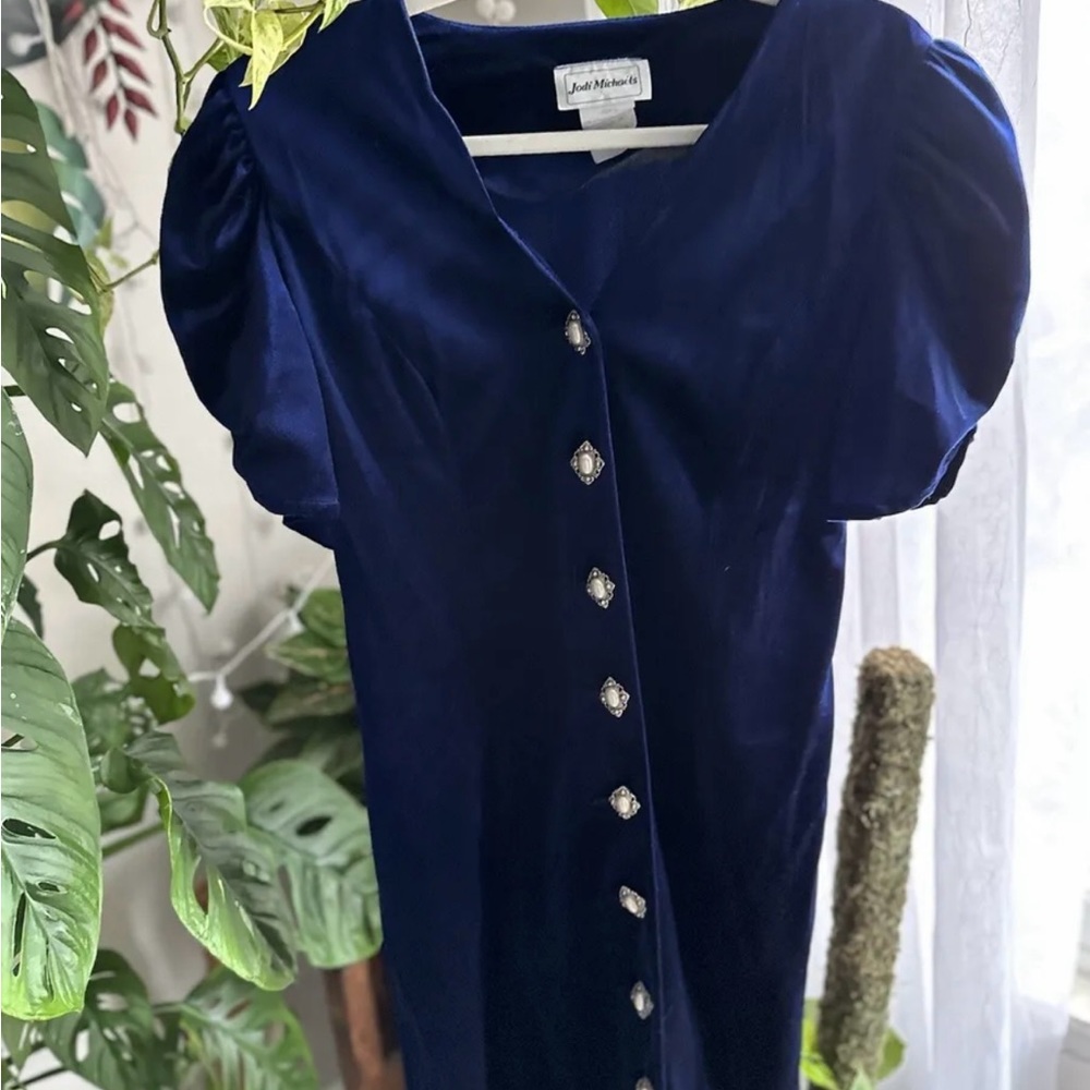 Vintage Jodi Michaels Blue Dress